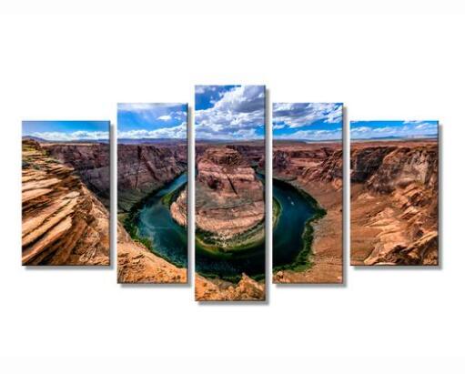 The incomparable Horseshoe Bend of the Colorado River Wall Decor Oil Painting Drop shipping - 副本 - 副本