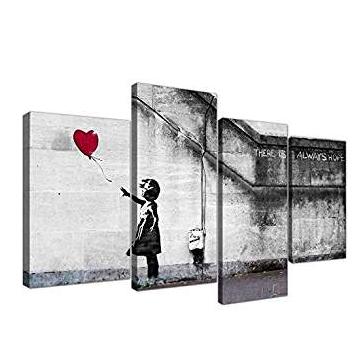 There is always Love banksy HD printed Canvas Painting Dropshipping 