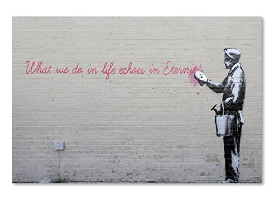 Echoes Wall Decor by Banksy Dropshipping Canvas Print Wall Art