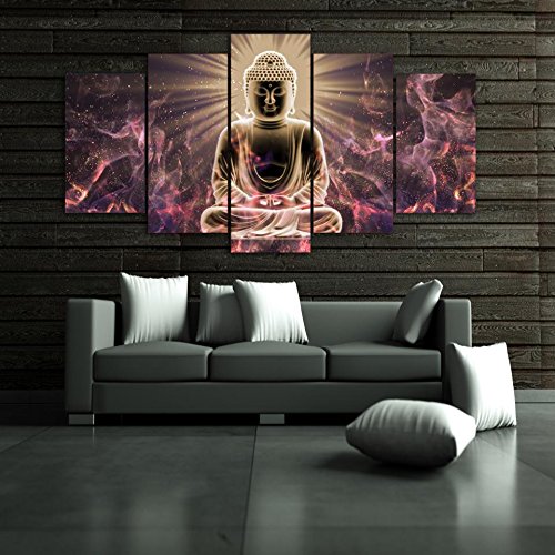 Wall Decor Buddha Meditation Painting Canvas Printed Wall Art Poster Drop shipping