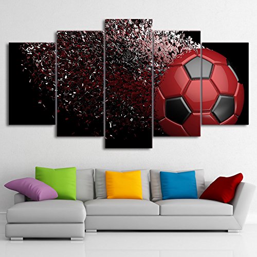 Soccer Abstract Canvas Printed Wall Art Poster Wall Decor Drop shipping