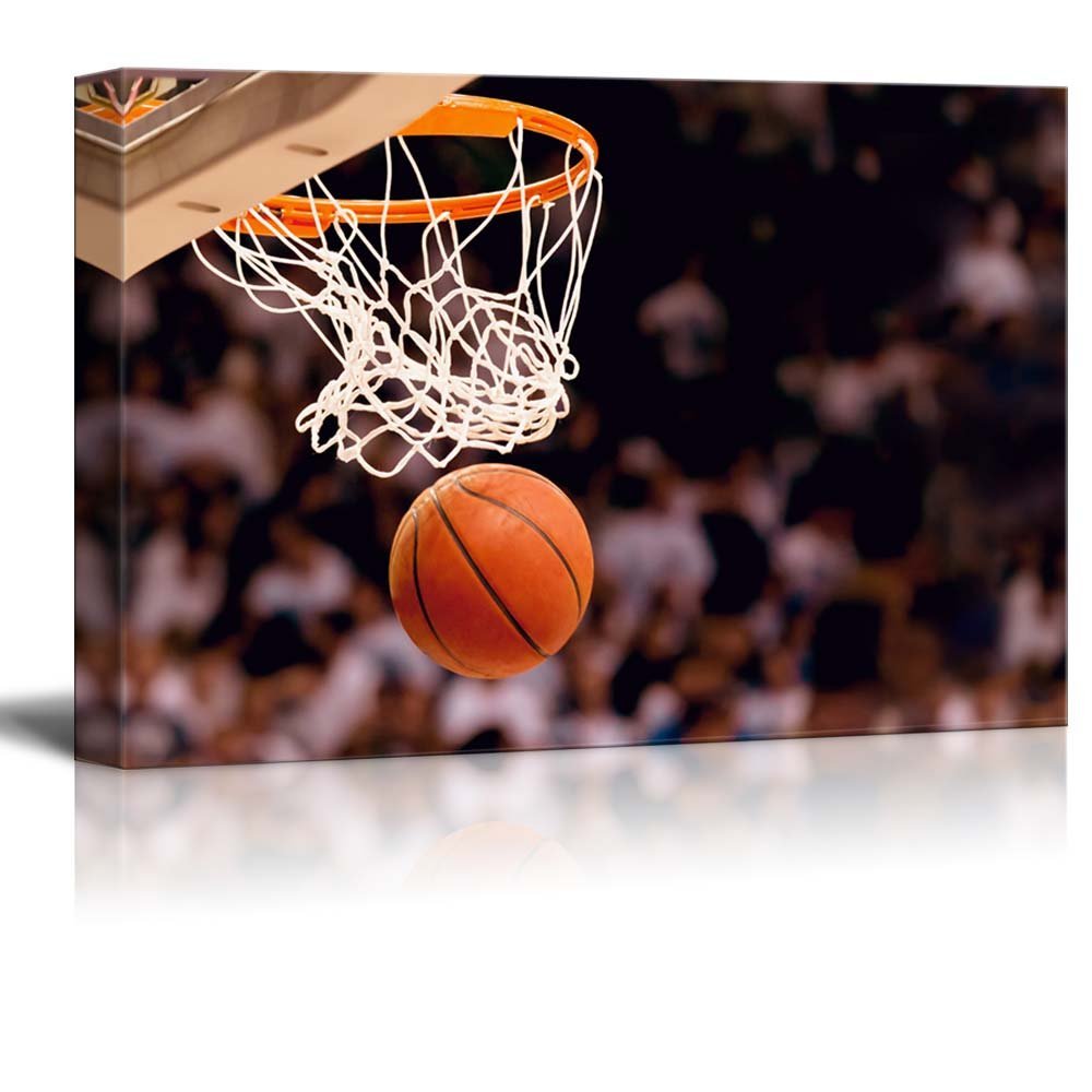  Basketball in arena Canvas Art Home Decor HD printed Wall Decor Drop shipping