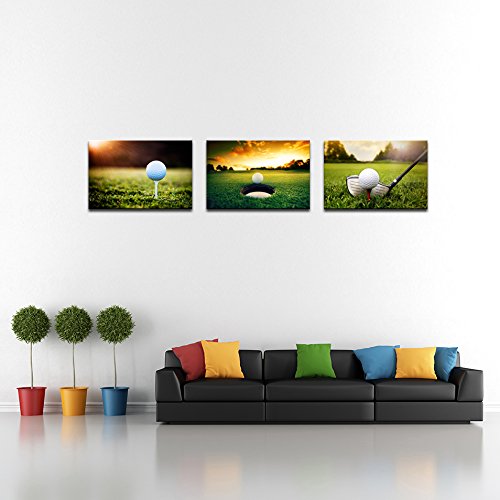 Golf Canvas Wall Art Modern Leisure Sports Canvas Art Wall Decor Drop Shipping