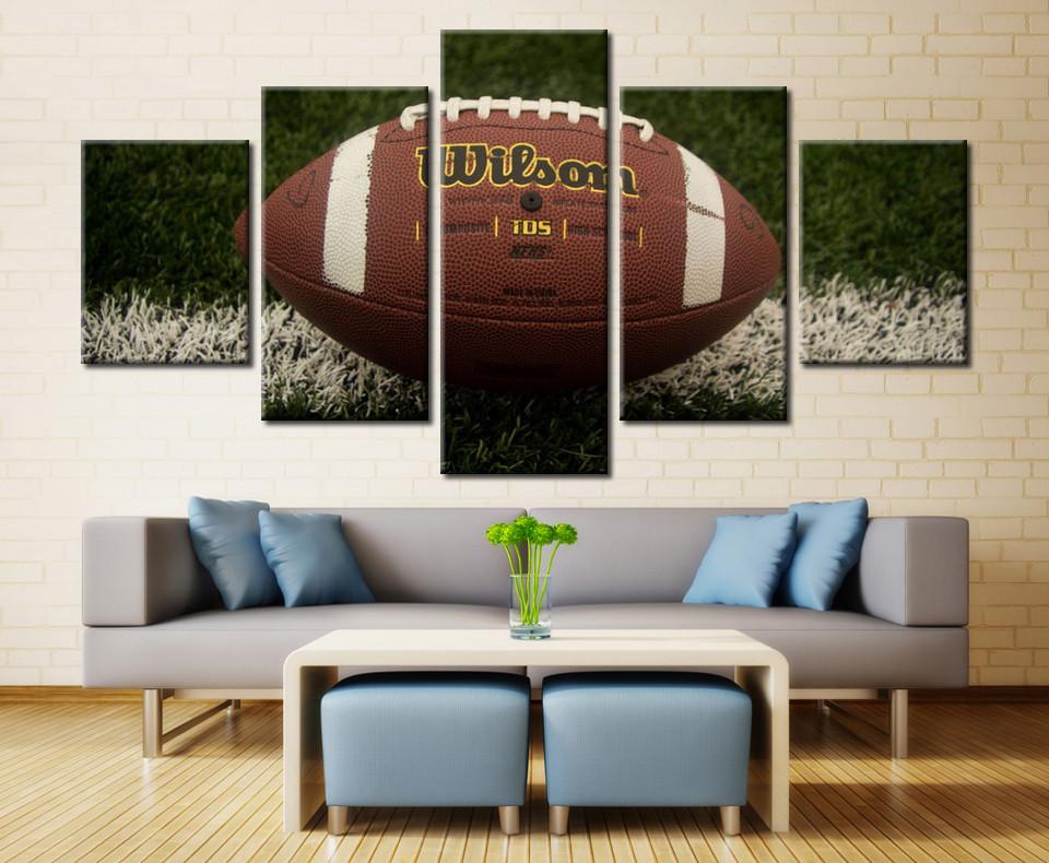 Canvas Wall Art American Football Ready to Hang Drop shipping