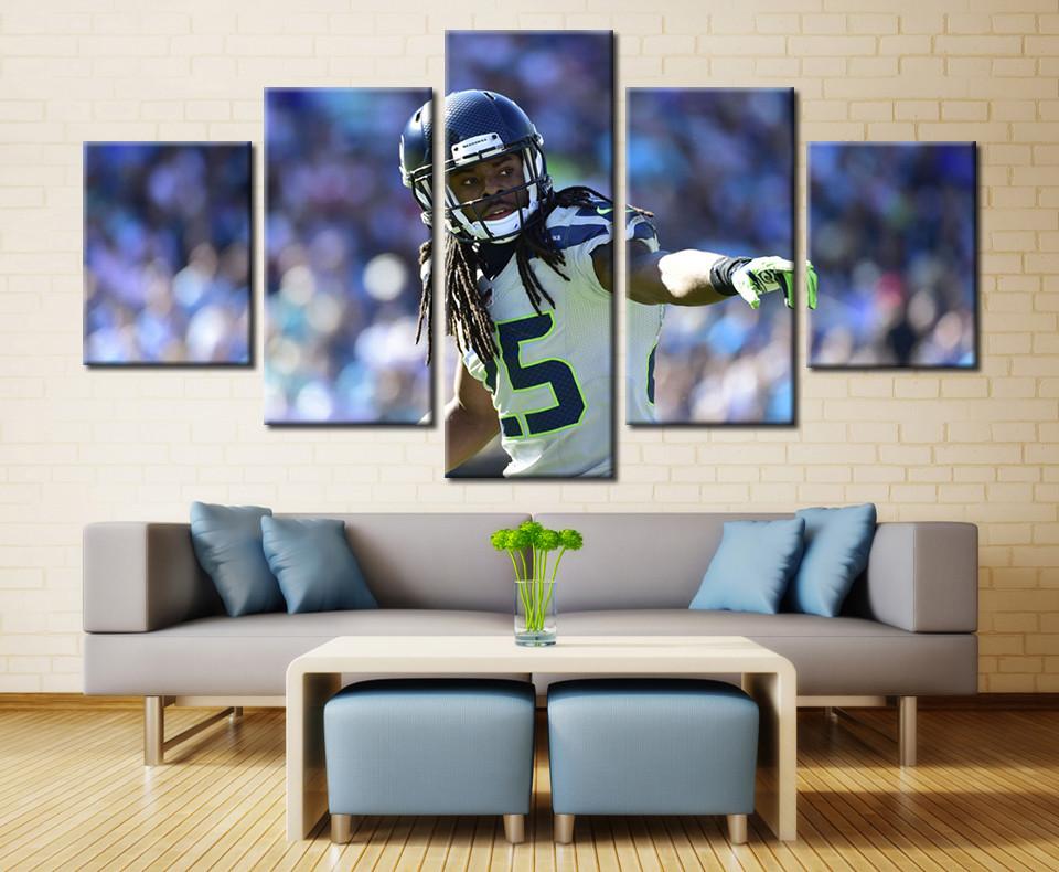  American Football Player Canvas Print Wall Art Modern Home Decor Drop shipping 