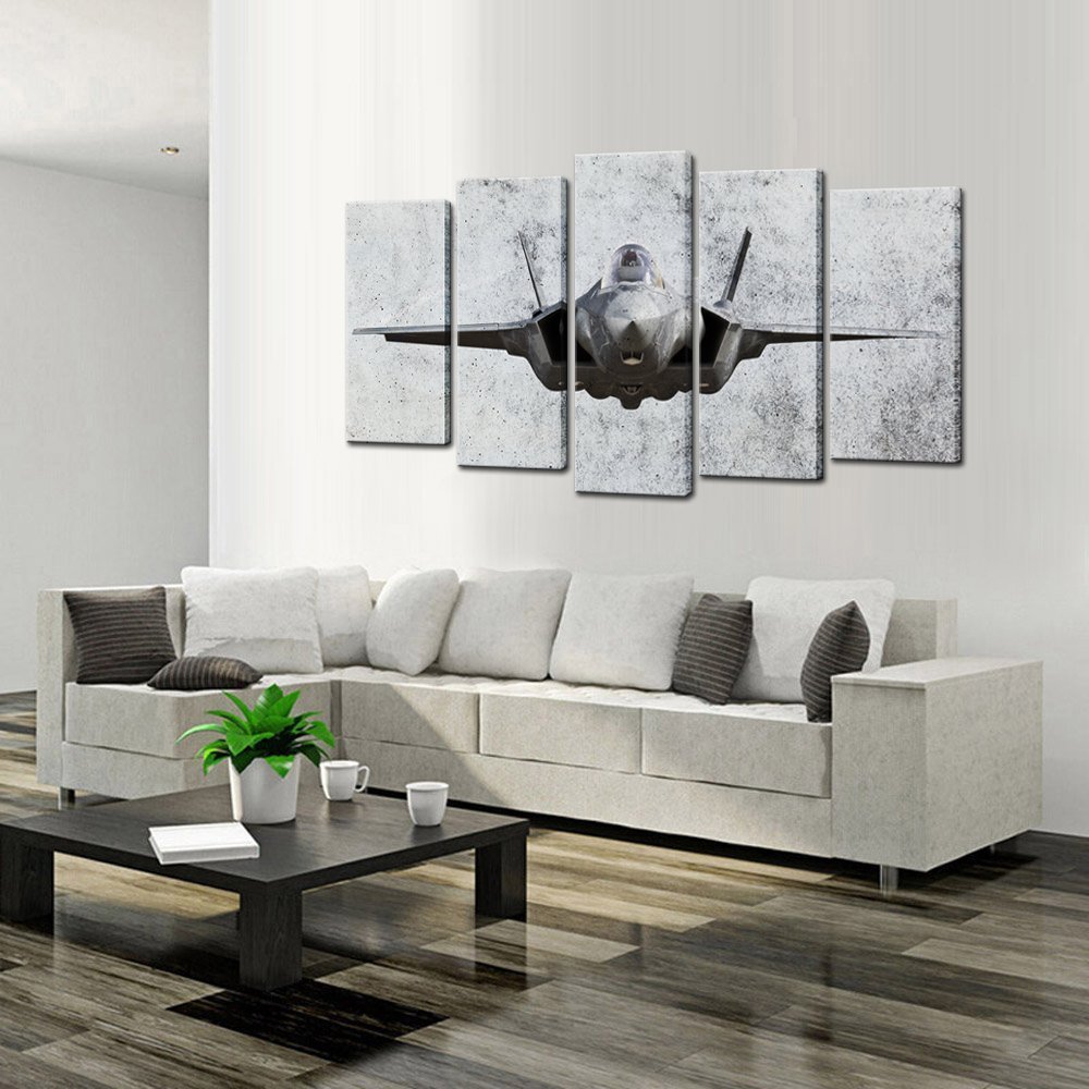 Fighter Airplane Canvas Prints Wall Art for Living Room Ready to Hang Drop shipping 