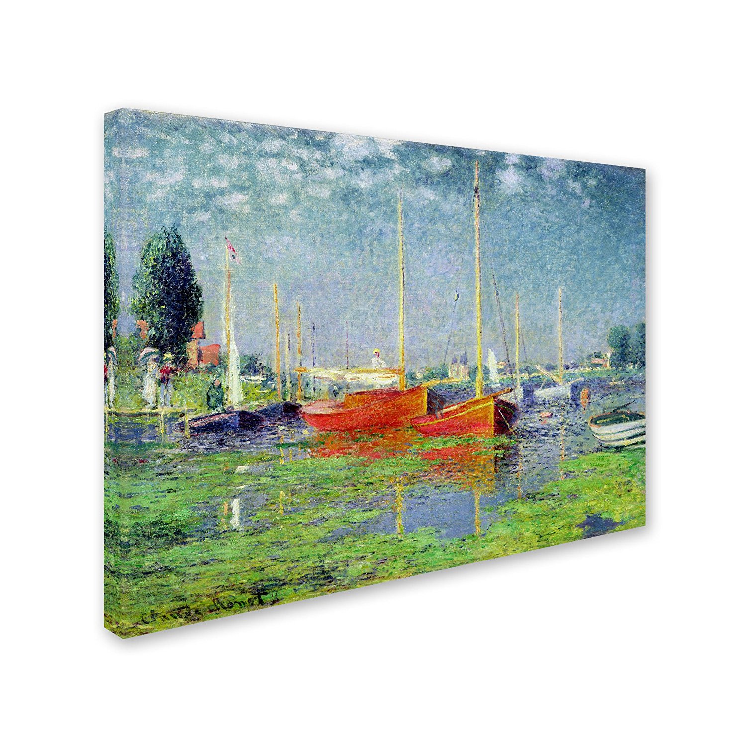 Argenteuil by Claude Monet Canvas Wall Art Picture Print On Canvas Drop shipping