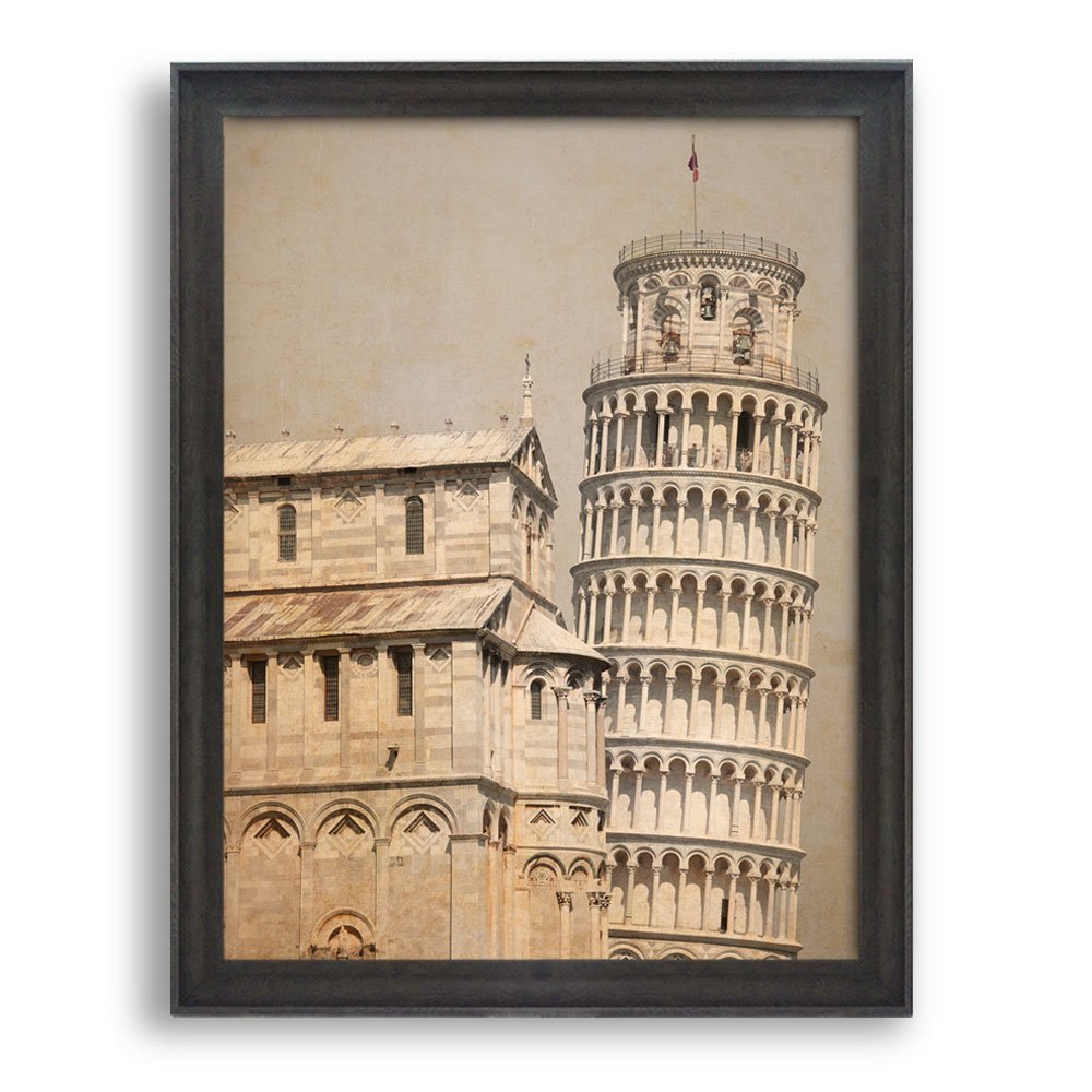 Portrait of the Leaning Tower of Pisa Canvas Art Home Decor Drop shipping