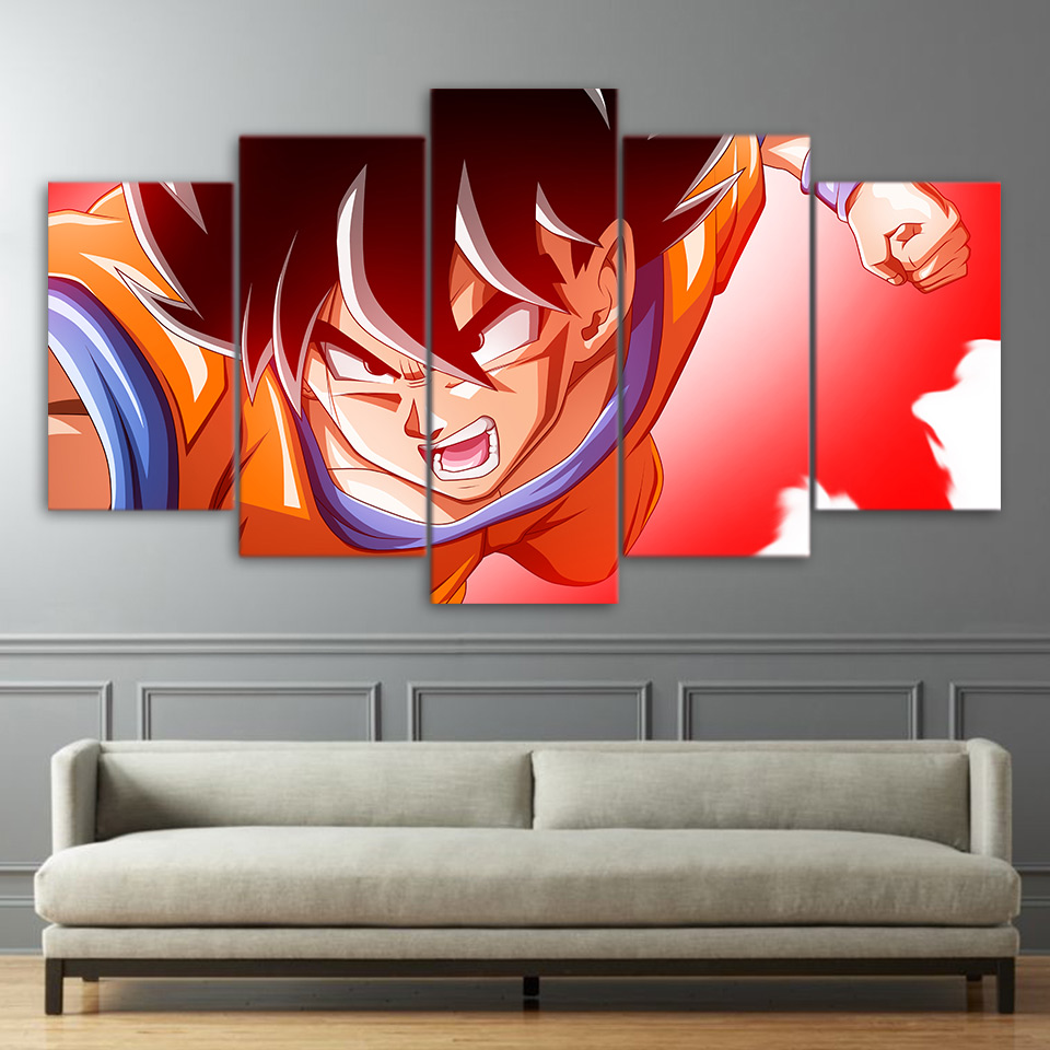 dragon ball super fighter Goku picture picture paintings wall art drop shipping