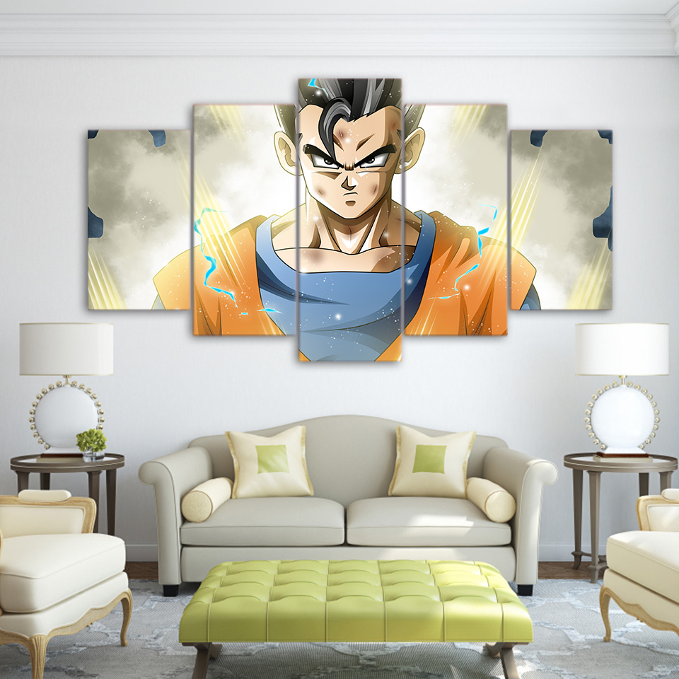 Dragon Ball Gohon super warrior painting canvas art Wall Art Drop shipping