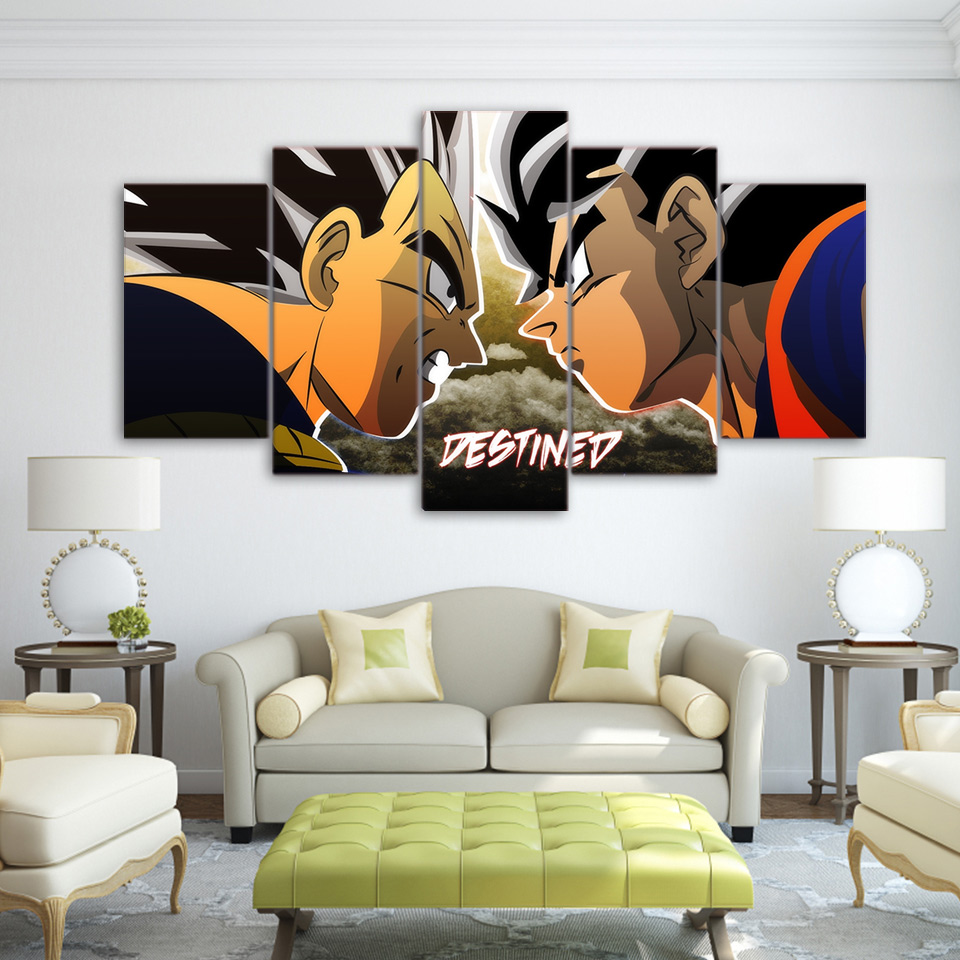 dragon ball home decor destined warrior HD print wall art drop shipping