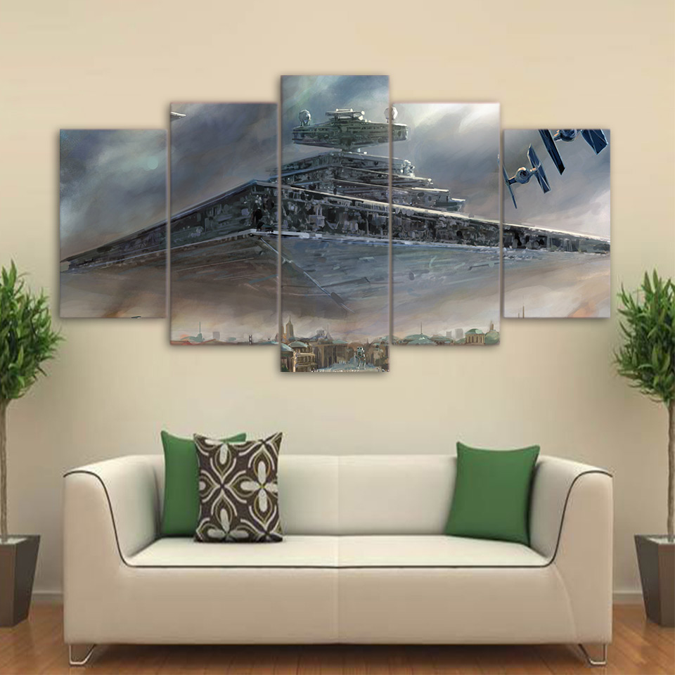 Star wars painting canvas art Wall decor Canvas prints Drop shipping 