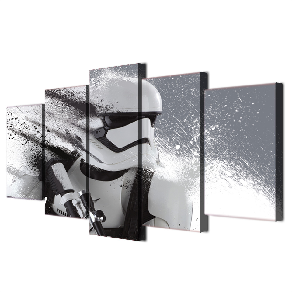 Star Wars Stormtrooper Painting wall art canvas poster picture drop shipping