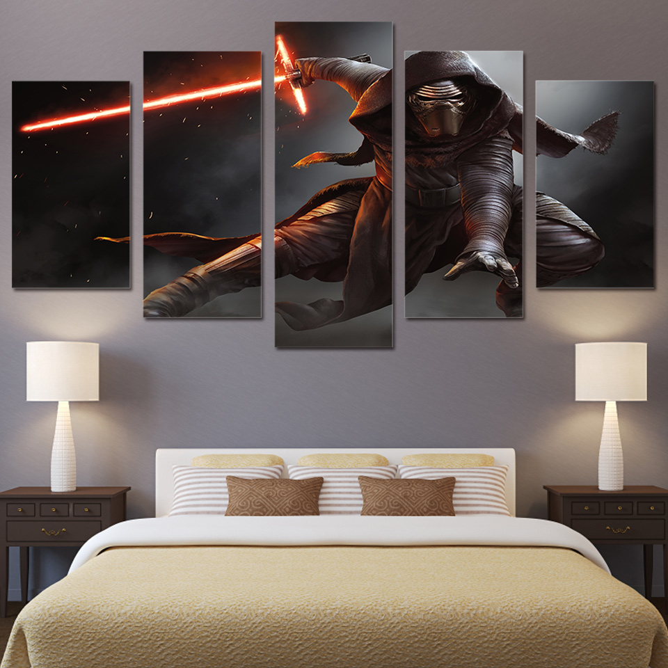 Star Wars Episode Painting Canvas Print room decor print poster drop shipping