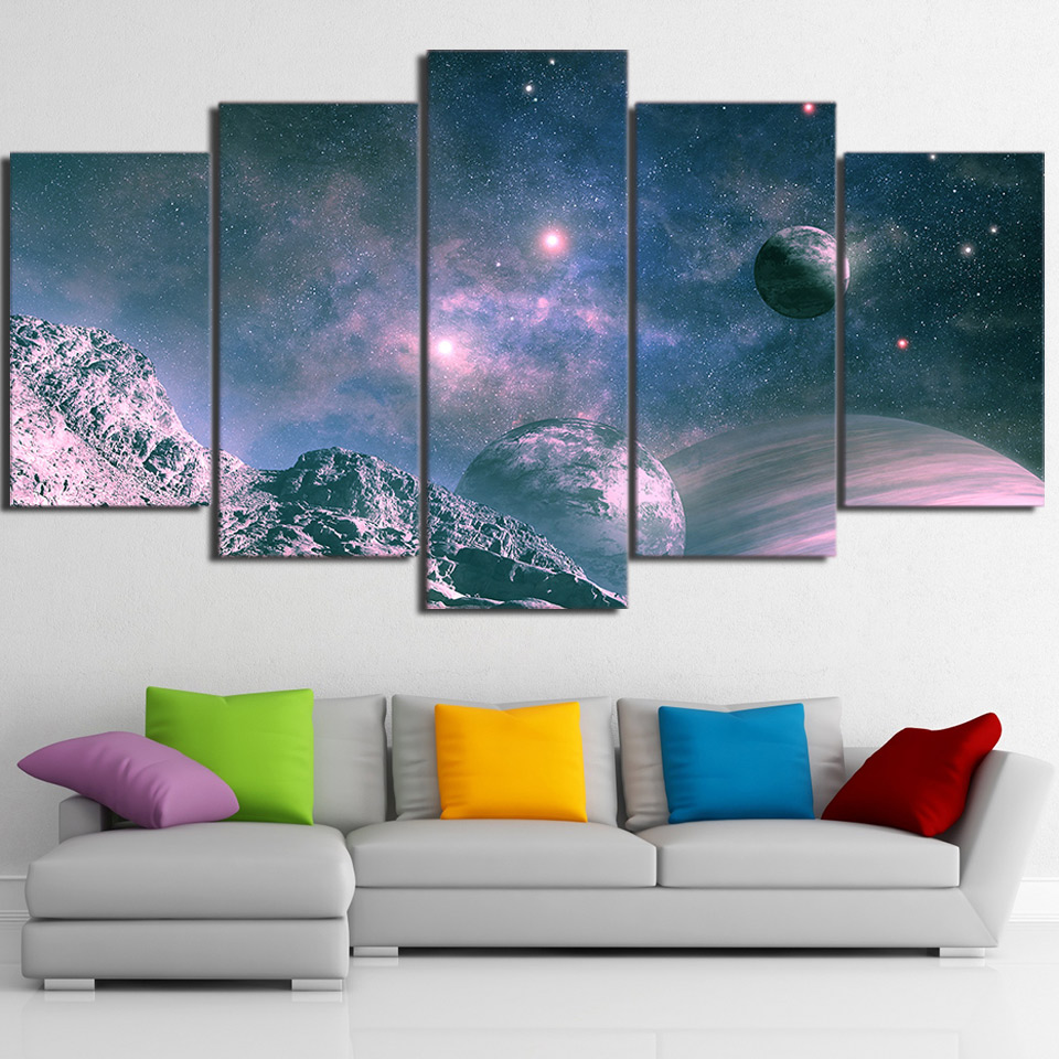 Canvas Painting Universe Starry Sky Space Posters Canvas Print Drop shipping
