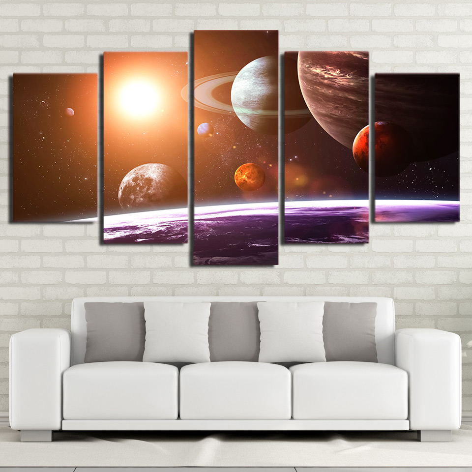 Science Space Fantasy Planet Painting Wall Pictures Drop shipping