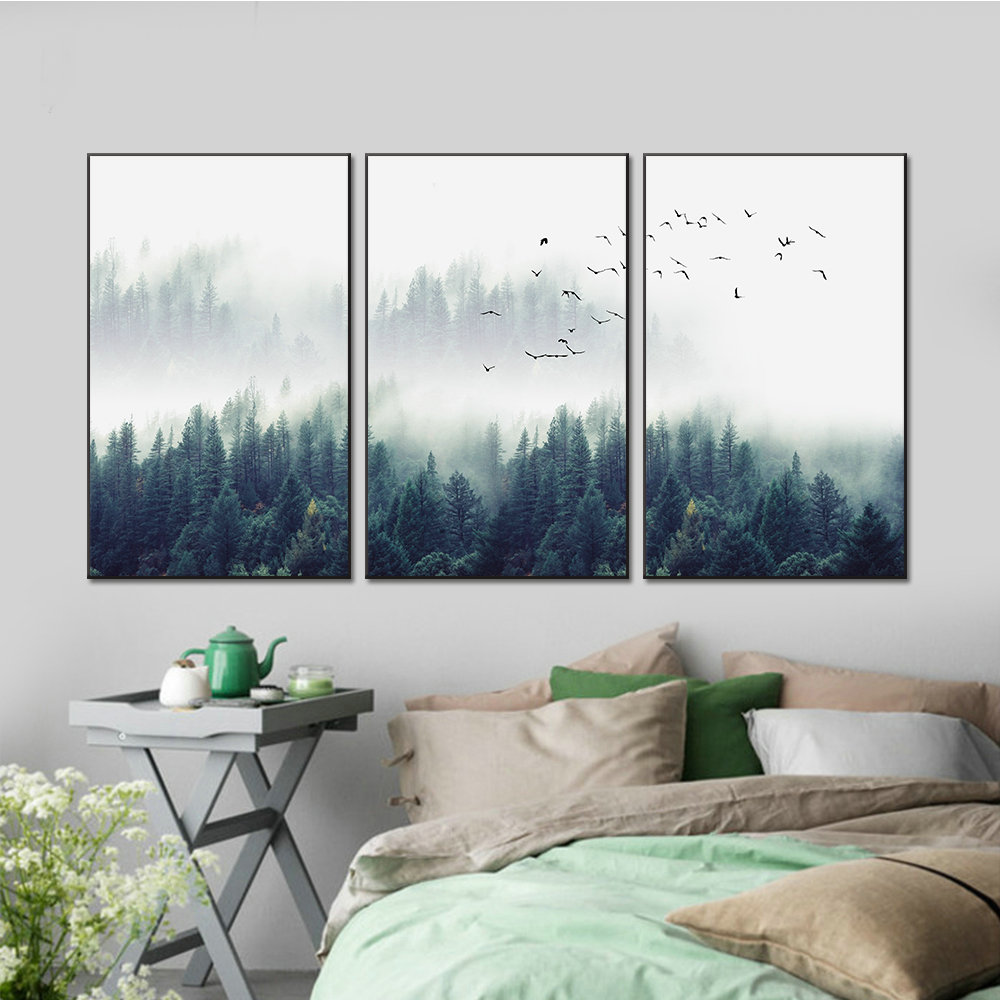 Canvas Painting Tree Wall Art Poster and Prints Nordic Painting Drop shipping