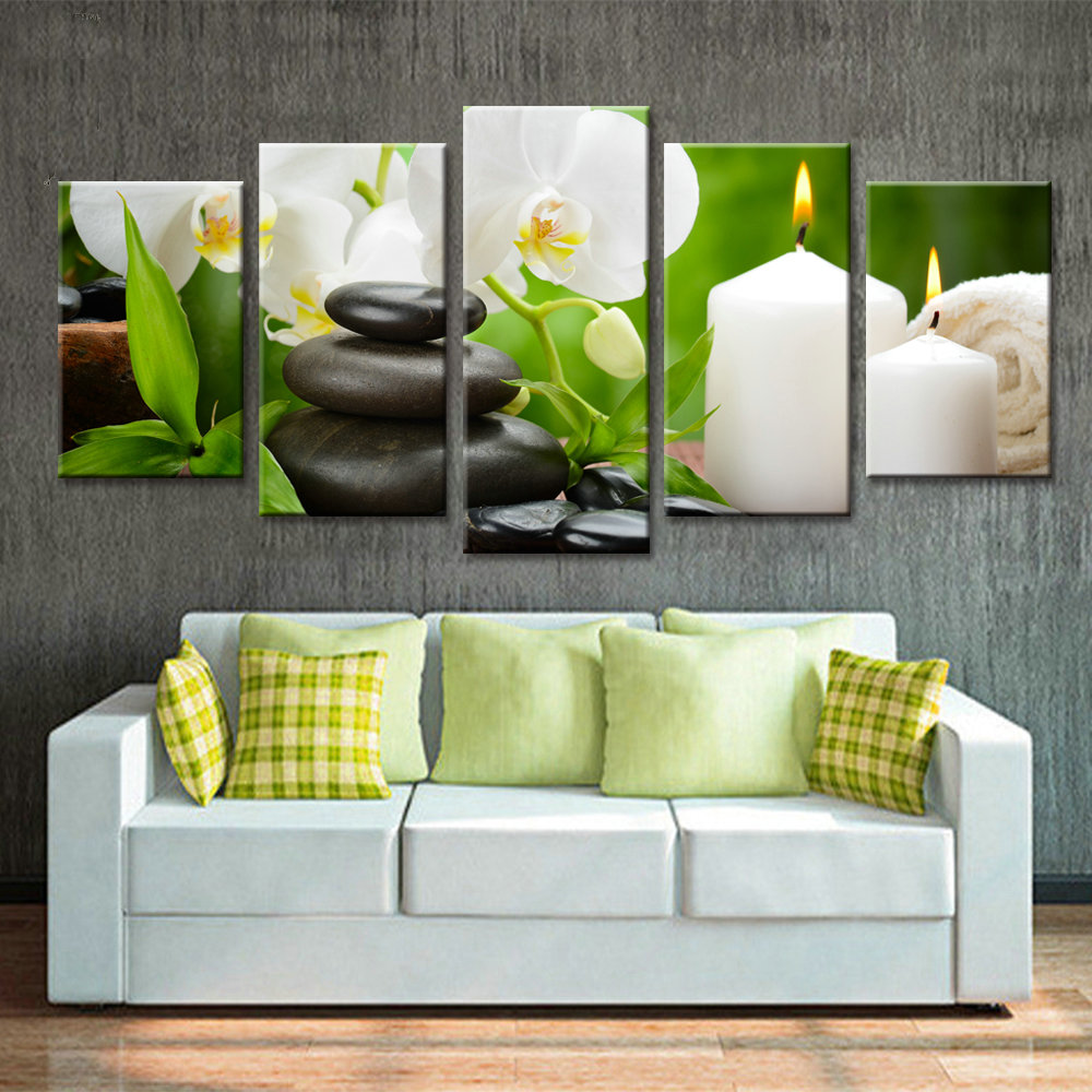 Flower Canvas Paintings Plant Poster Orchid Painting Drop shipping