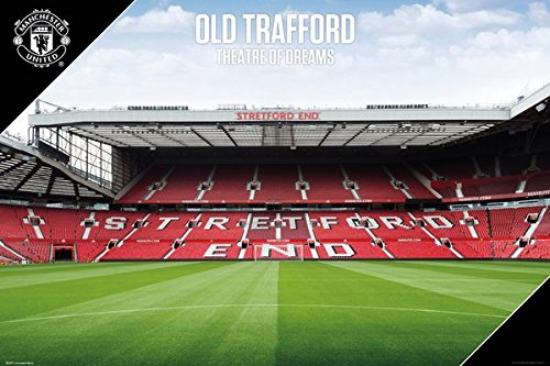  Manchester United Soccer  Stadium canvas art Poster Drop shipping