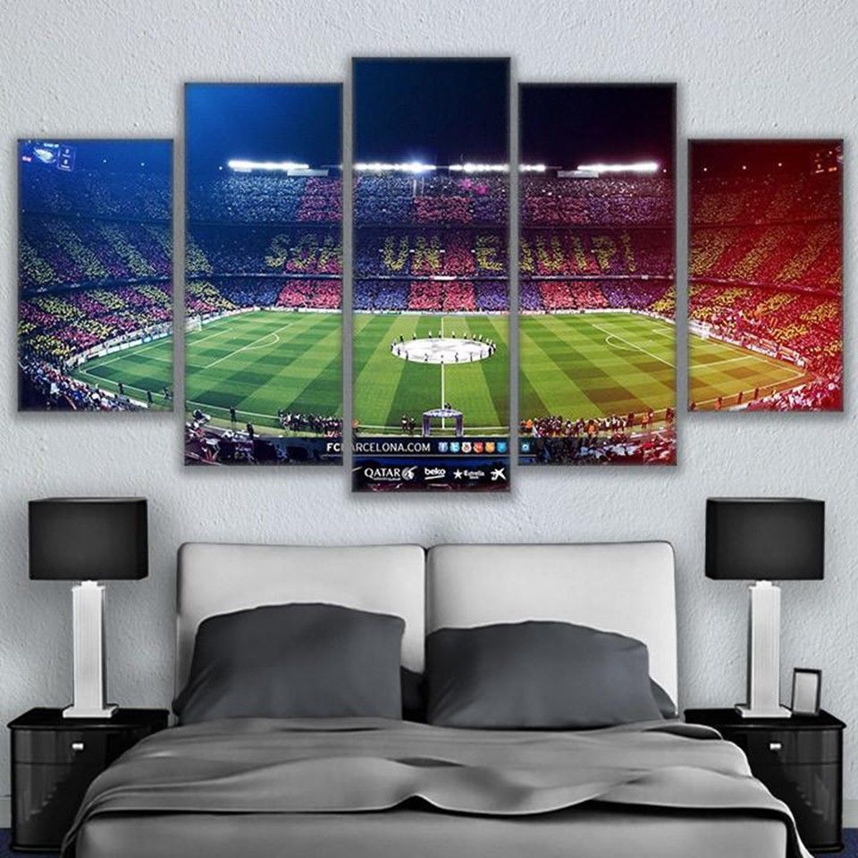 Barcelona Soccer Stadium Canvas Print Wall Art Home Decor Drop shipping