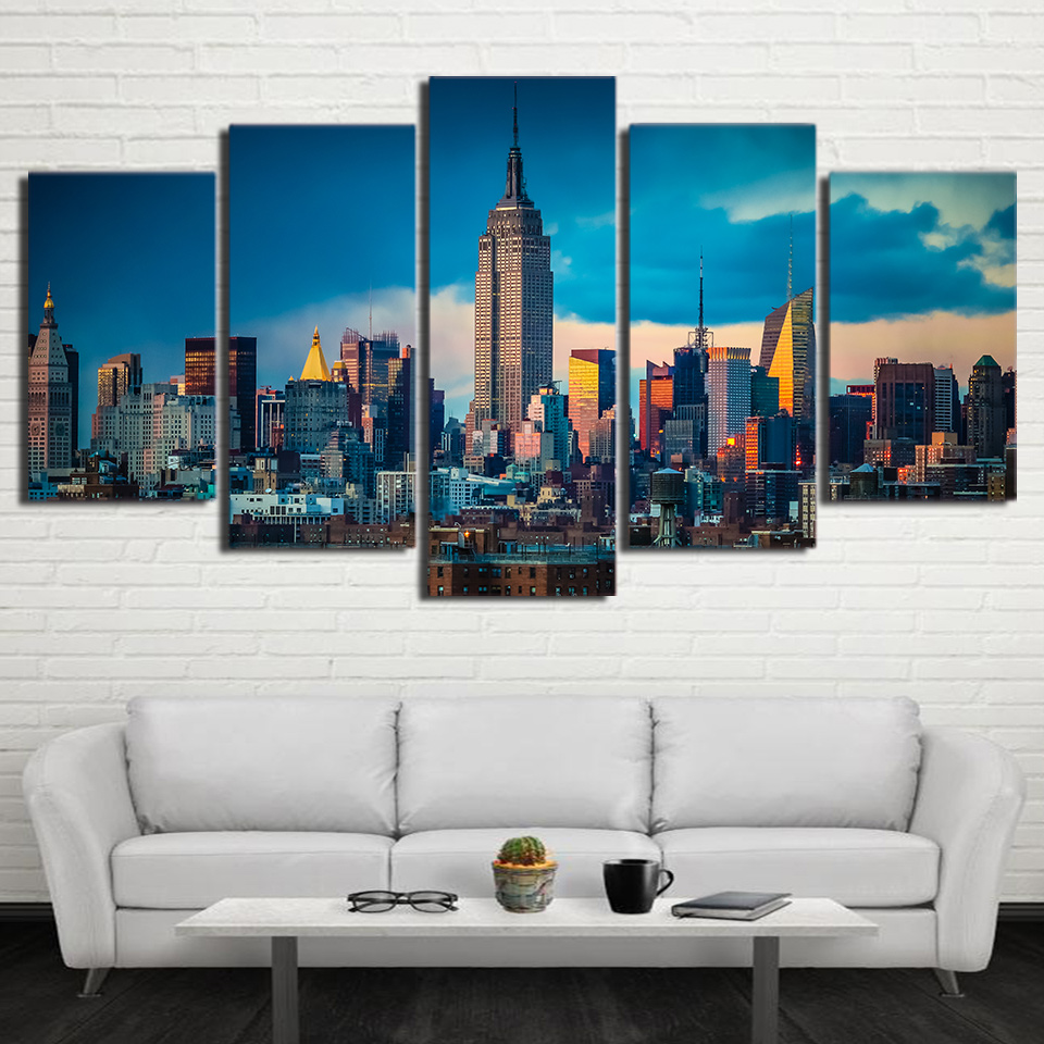 canvas New York Cityscape canvas print wall art drop shipping