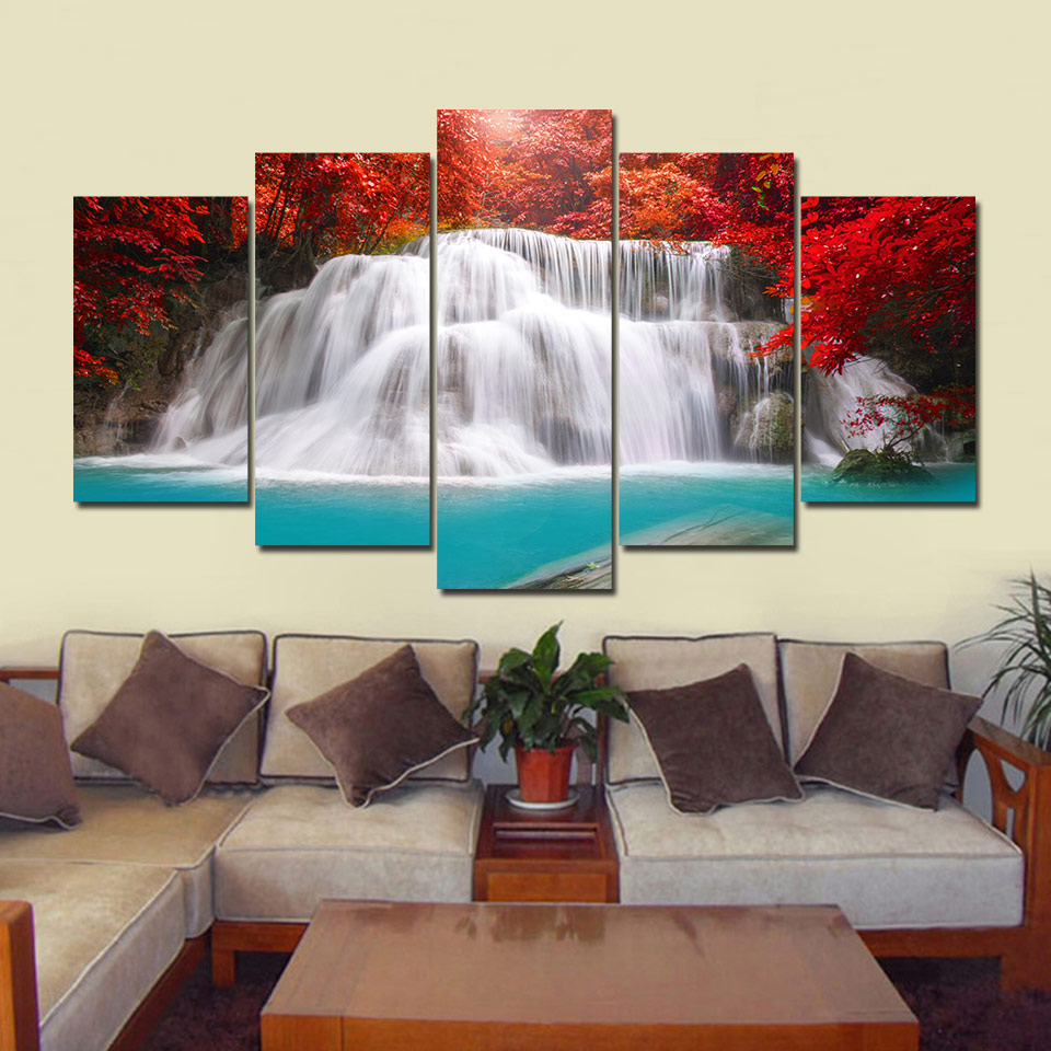 Blossom Waterfall canvas wall art pictures drop shipping