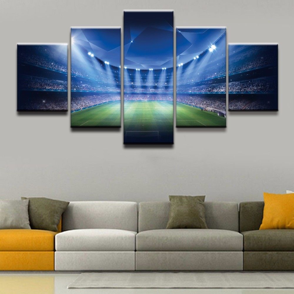 Soccer Stadium Canvas HD Prints Painting Wall Art Home Decor Drop shipping