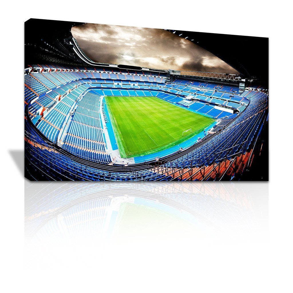 Estrellaw Football Stadium Canvas Framed Soccer On Canvas Wall Art Drop shipping