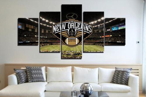 New Orleans Saints Stadium Canvas Print Wall Art Home Decor Drop shipping