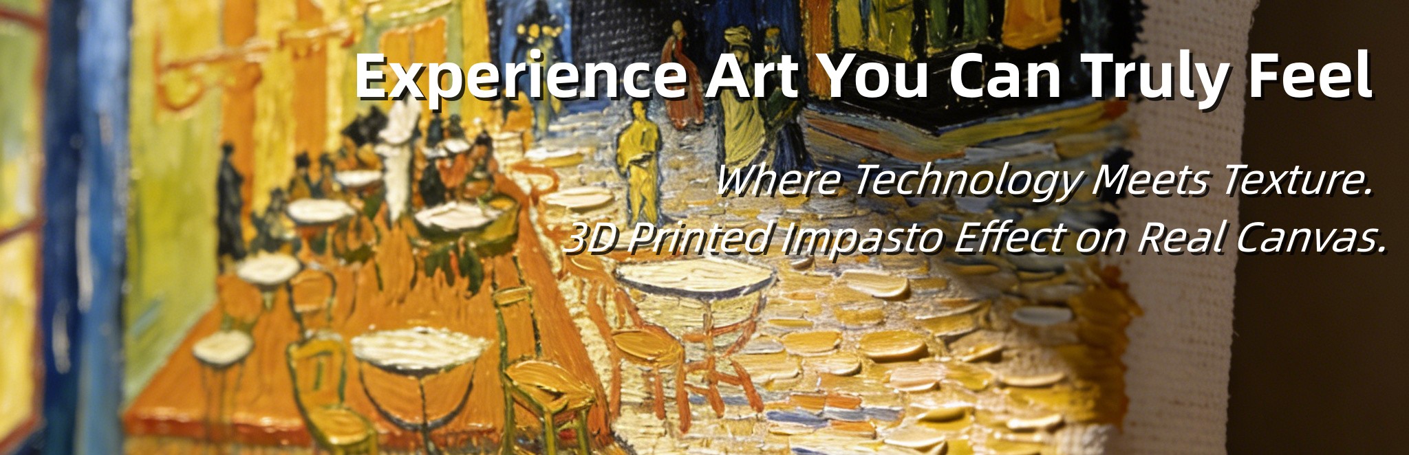 3D Texture Painting UV Print Wall Art 